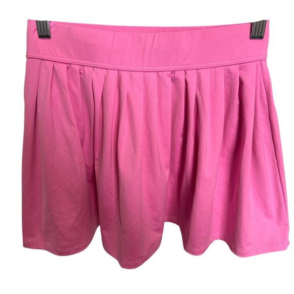 Kate Spade Dive Right In Skirt Mini Pleated Stretchy Bright Pink Size Small - Picture 4 of 9